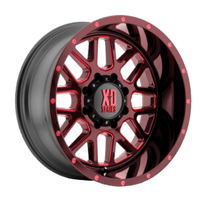 XD SERIES® - XD820 GRENADE Satin Black Milled with Red Clear Coat