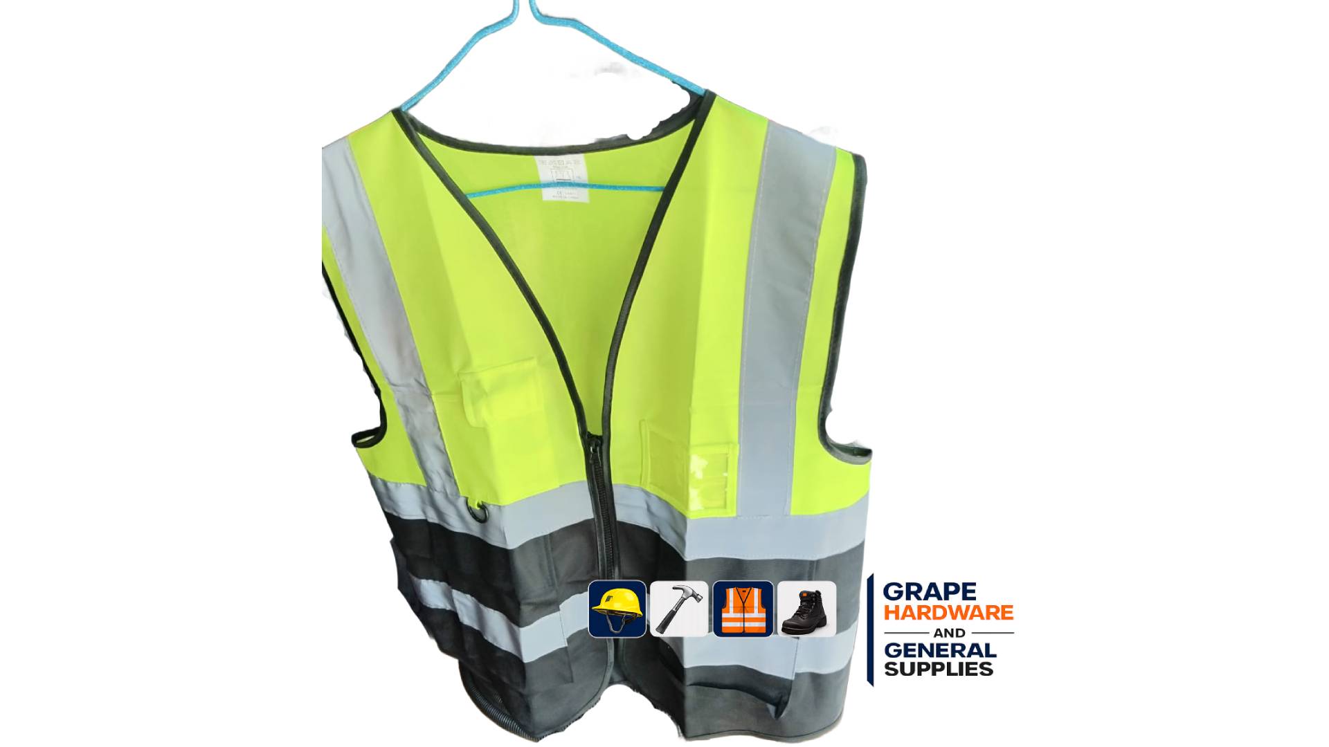 Hi Vis Vests For Women Men High Visibility Reflective Safety Security Vest With Pockets Zipper Front Meets ANSI/ISEA Standards - Image 2