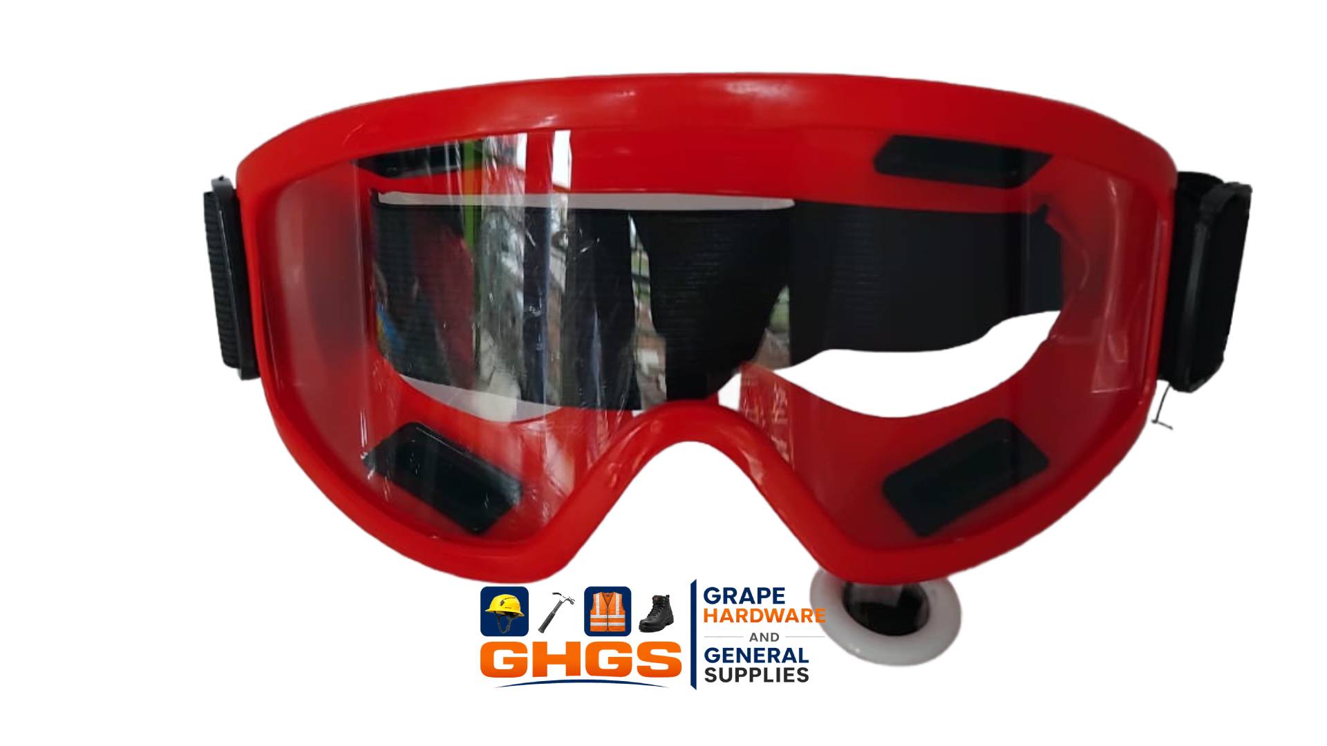 Big View Size Anti Wind Eyes Protection Safety Glasses with Different Color Frame