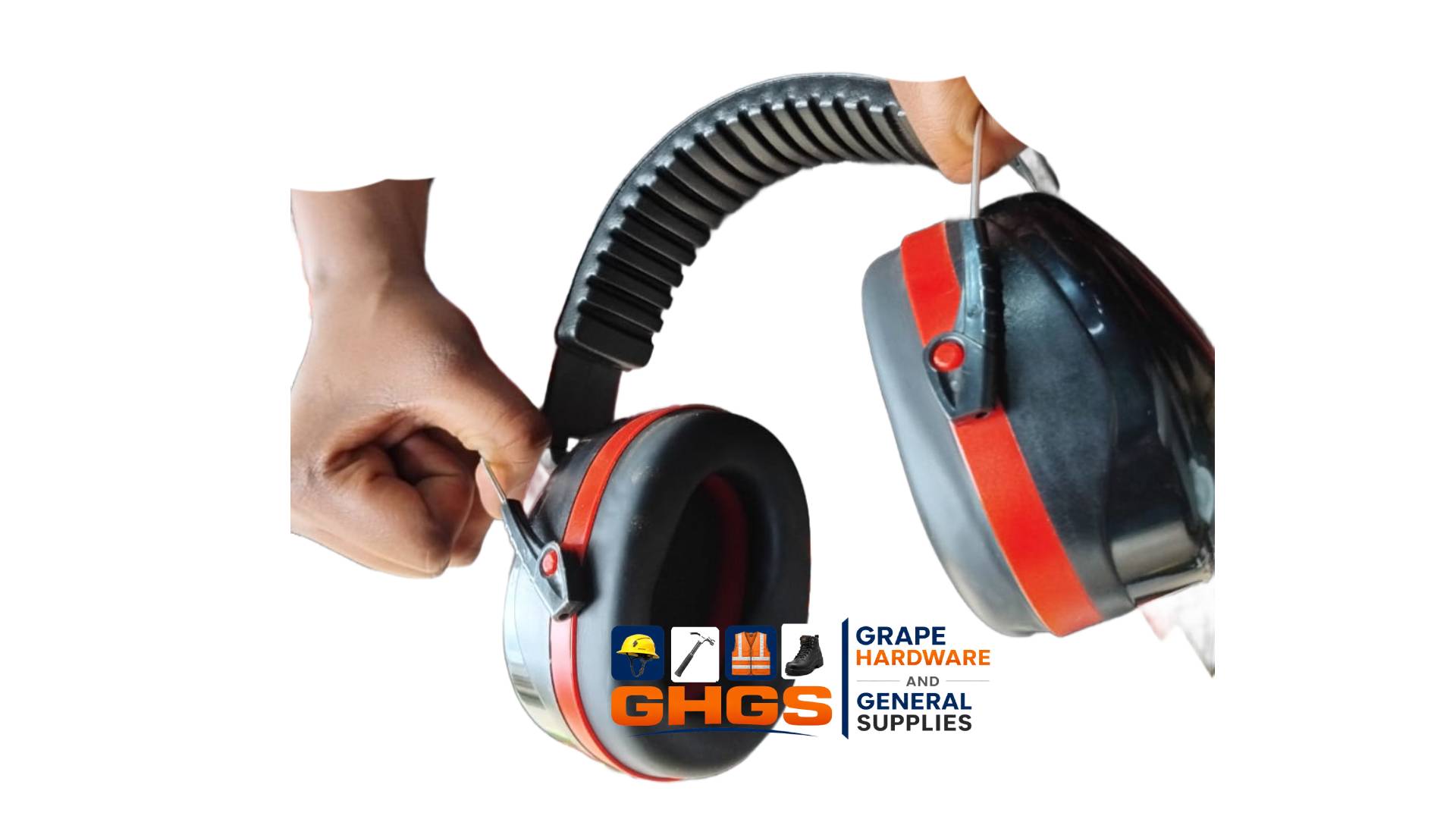 Garosa Noise Cancelling Earmuffs for Babies Toddlers Adults Adjustable Sound Blocking Safety Ear Muffs Over Ear Headphones Black Red - Image 4