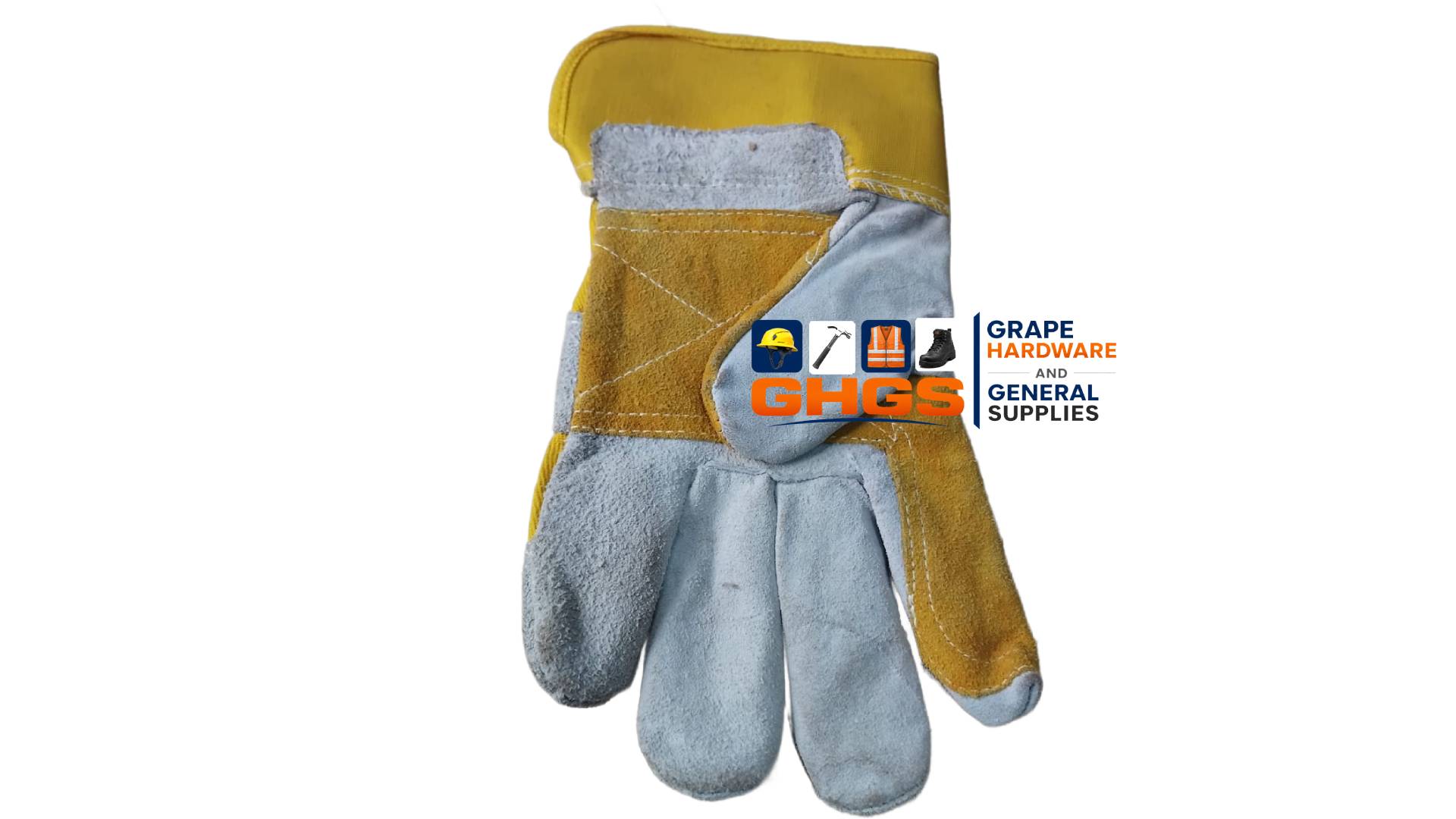 Ameriza Premium Leather Safety Work Gloves – Heavy Duty Industrial Protective Gloves for Construction & Material Handling