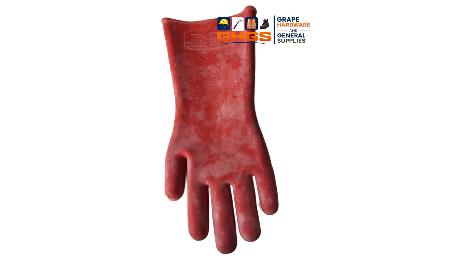 Red PVC Electrical gloves Safety Gloves – Heavy Duty Waterproof Industrial Protective Gloves