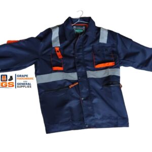 American Safety Men's European Style Coveralls Work Utility Coveralls Navy/Dark Blue