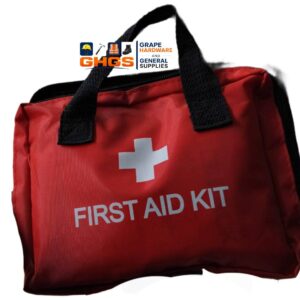 Nylon First Aid Empty Kit,Compact Waterproof and Lightweight First Aid Bag with Zippered for Emergency at Home, Office, Car, Outdoors, Boat, Camping, Hiking(Bag Only)