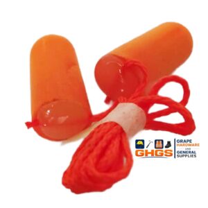 Corded Disposable Foam Ear Plugs – Soft Noise Reduction Hearing Protection for Work, Travel & Sleep